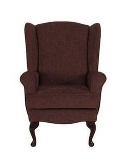 Carrington Fabric Chair - Chocolate